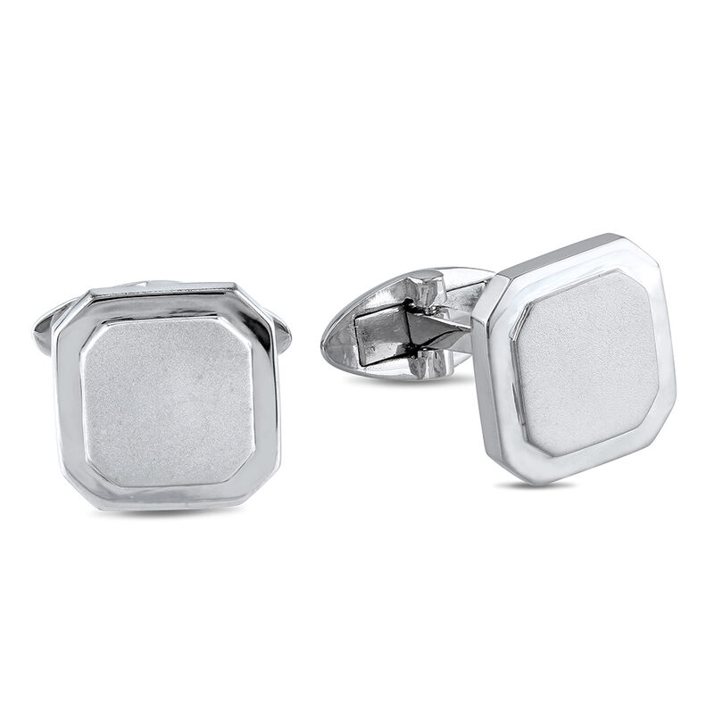 Men&rsquo;s Classic Cufflinks in Sterling Silver