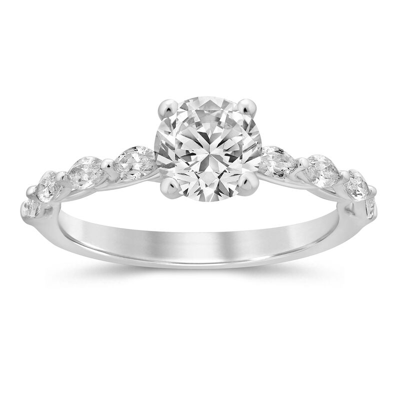1/3 ct. tw. Diamond Semi-Mount Engagement Ring in 14K White Gold &#40;Setting Only&#41;