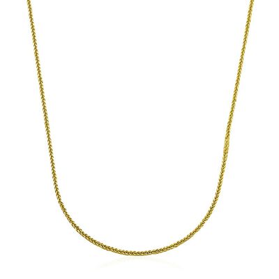Square Dimensional Chain in 14K Yellow Gold, 18