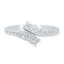 Diamond Journey Bypass Ring in 10K White Gold &#40;3/8 ct. tw.&#41;