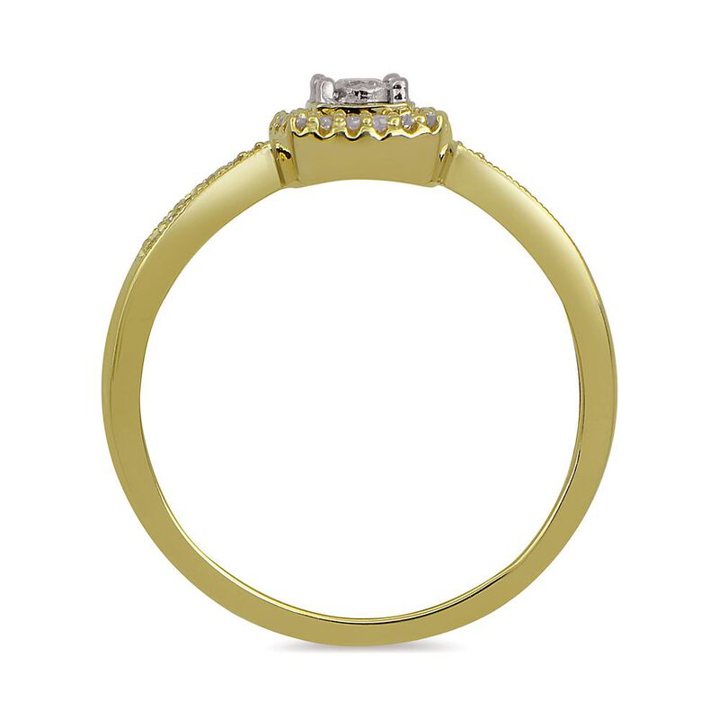 1/8 ct. tw. Diamond Promise Ring in 10K Yellow Gold