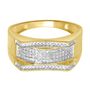 Men&#39;s 1/5 ct. tw. Diamond Ring in 10K Yellow Gold, 10.8MM