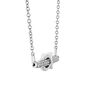 1/10 ct. tw. Diamond Infinity Bar Necklace in Sterling Silver