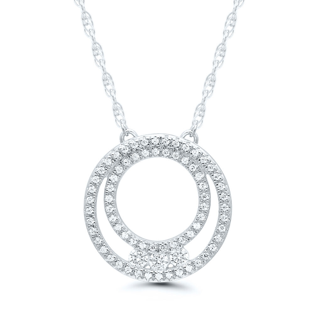 Woven Cluster Necklace | Mixed Shaped Diamond Necklace – Marrow Fine