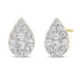 Lab Grown Diamond Pear-Shaped Earrings in 10K Yellow Gold &#40;1/4 ct. tw.&#41;