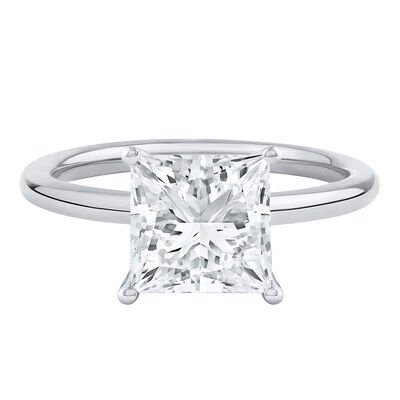 lab grown diamond princess-cut solitaire engagement ring (1 ct.)