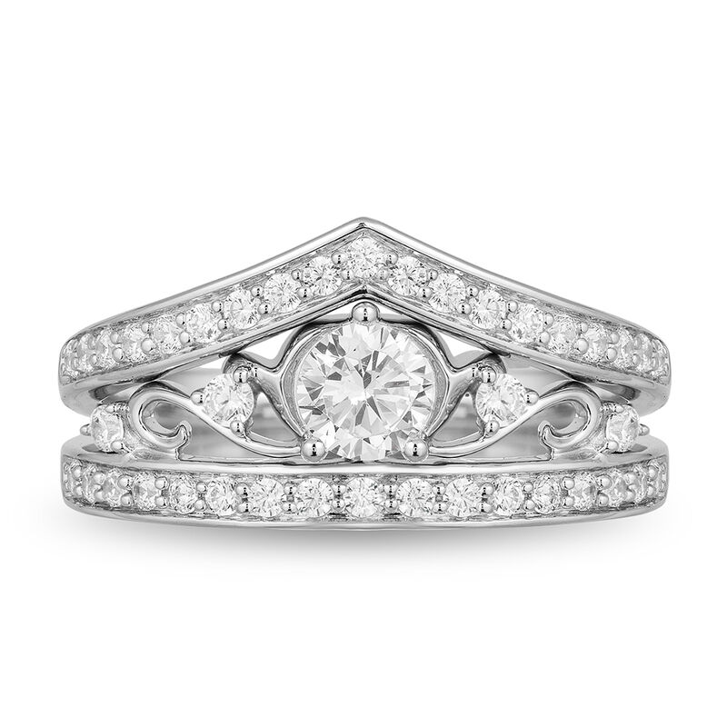 Majestic Diamond Bridal Set in 14K White Gold &#40;1 ct. tw.&#41;