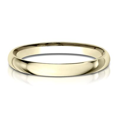 Wedding Band in 14K Yellow Gold, 2MM