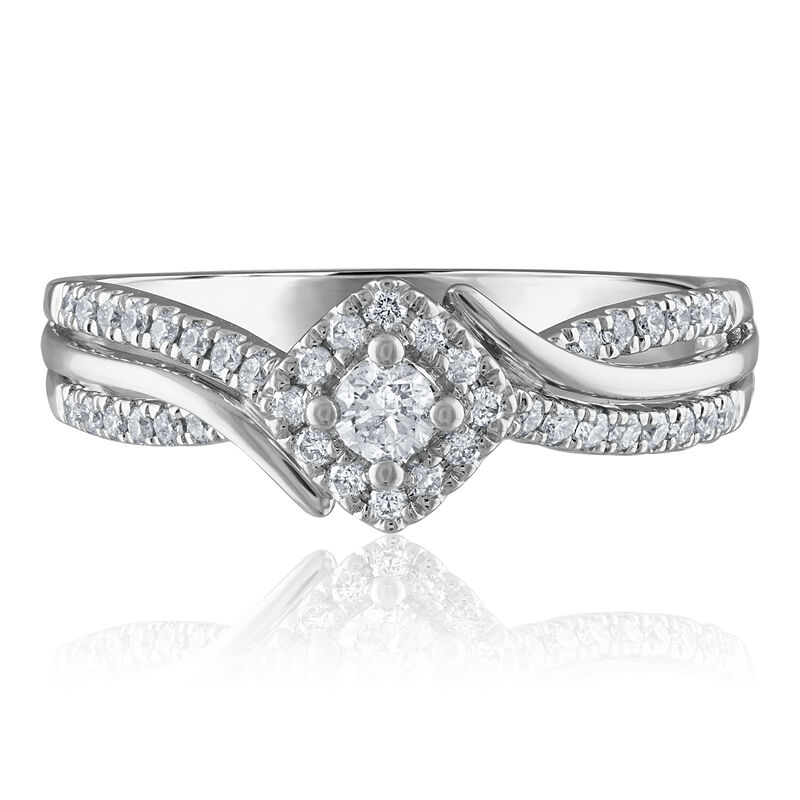Diamond Promise Ring in 14K White Gold &#40;1/3 ct. tw.&#41;