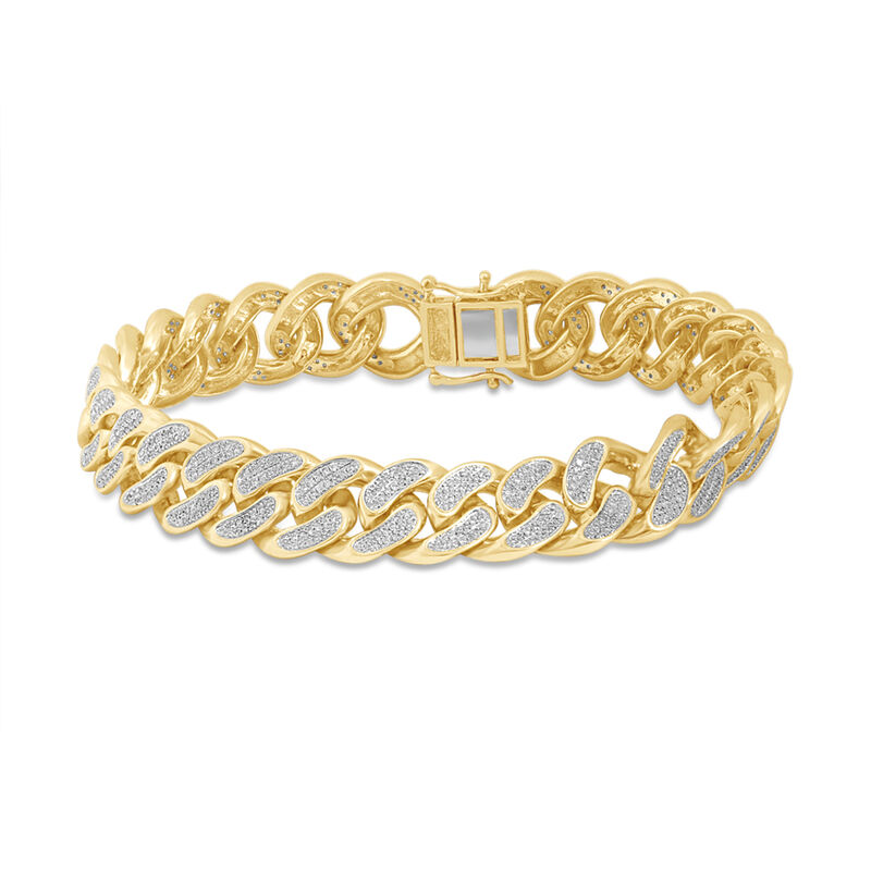 Diamond Chain Link Bracelet in 10K Yellow Gold &#40;1 3/4 ct. tw.&#41;