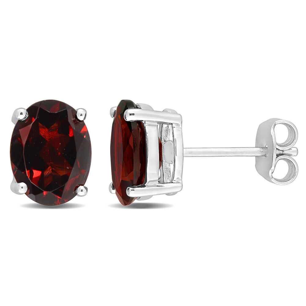 Genuine Opal Gemstone Diamond Halo Oval Stud Earrings-October 