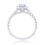 7/8 ct. tw. Diamond Engagement Ring in 14K White Gold