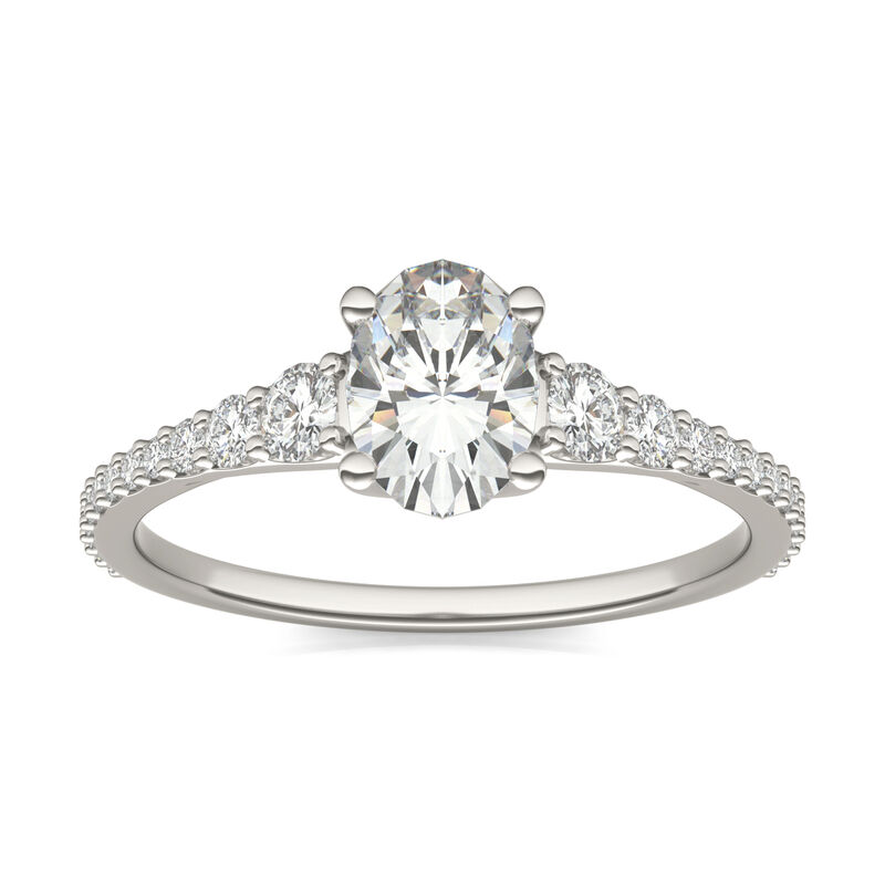 Forever One® Moissanite Engagement Ring 14K White Gold | Helzberg Diamonds