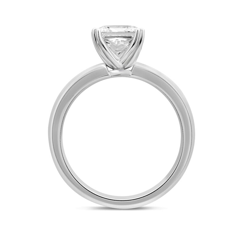 Lab Grown Diamond Princess-Cut Solitaire Engagement Ring in 14K White Gold &#40;1 1/2 ct.&#41;