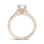 Hearts &amp; Arrows Moissanite Ring in 14K Rose Gold &#40;1 3/4 ct. tw.&#41;