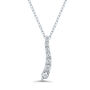 Diamond Journey Necklace in Sterling Silver &#40;1/10 ct. tw.&#41;