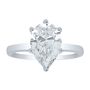 3 ct. tw. Lab Grown Diamond Solitaire Engagement Ring in 14K White Gold