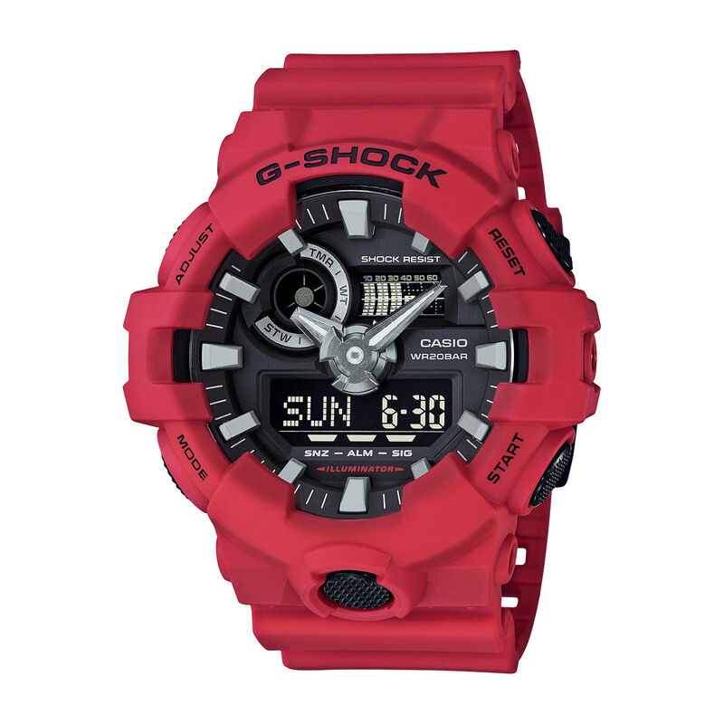 GA-700 Men&rsquo;s Watch in Red Resin