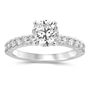 1/2 ct. tw. Diamond Semi-Mount Engagement Ring in 14K White Gold &#40;Setting Only&#41;