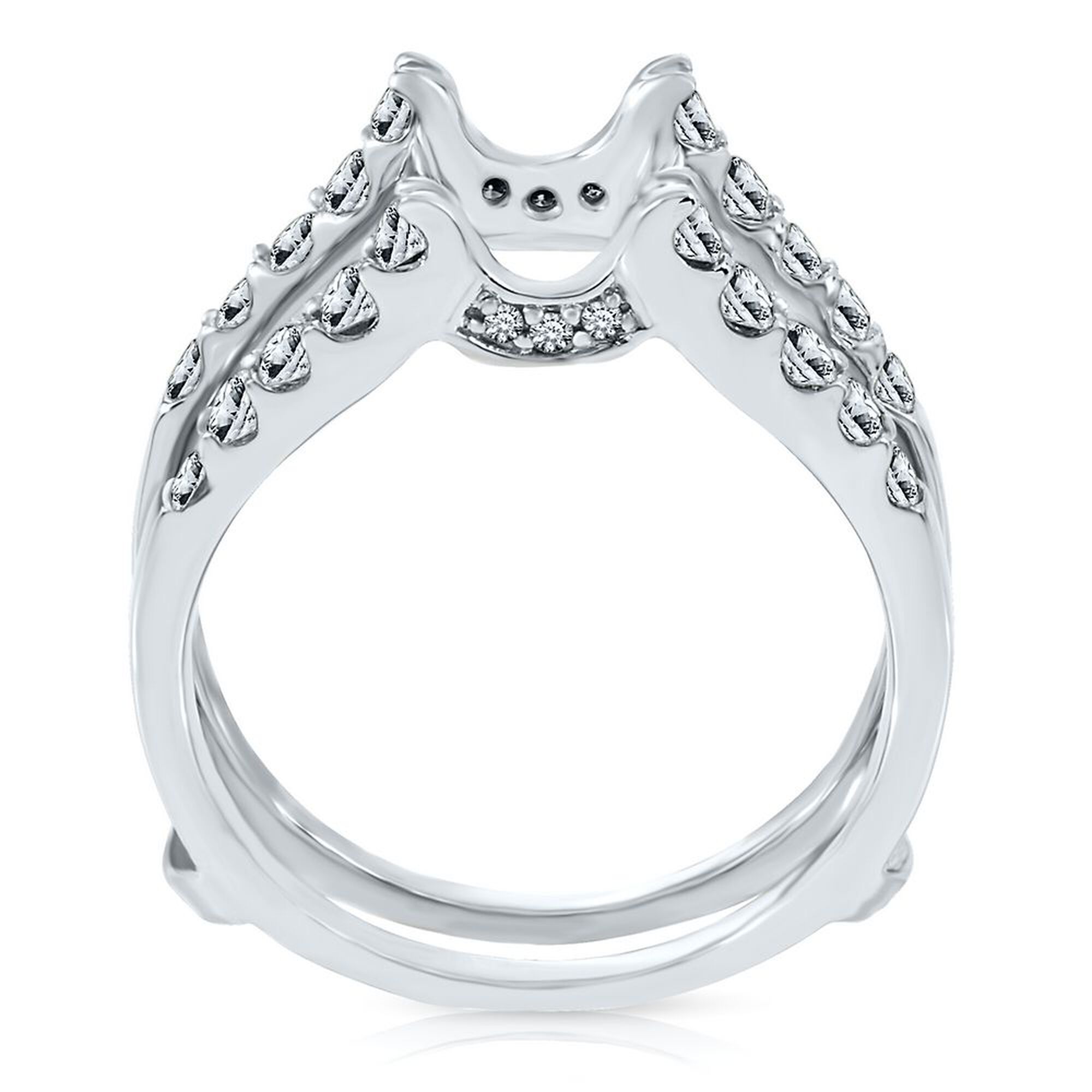 5/8 ct. tw. Diamond Ring Enhancer in 14K White Gold | Helzberg Diamonds
