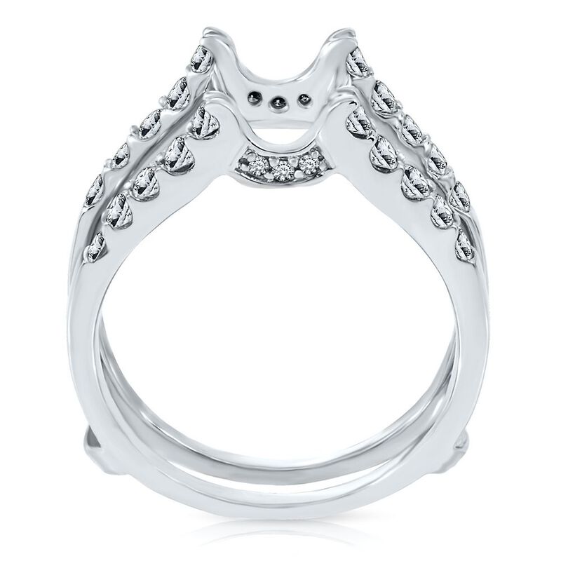 5/8 ct. tw. Diamond Ring Enhancer in 14K White Gold
