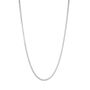 Men&#39;s Solid Curb Chain in 14K White Gold, 2MM, 22&quot;