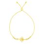 North Star Bolo Bracelet in 14K Yellow Gold