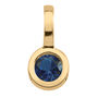 Blue Sapphire Charm in 10K Yellow Gold