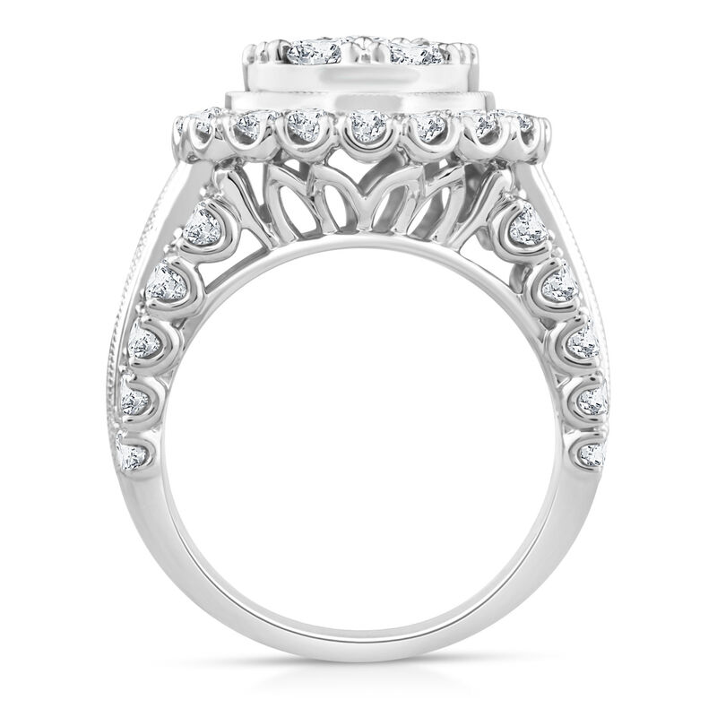 Composite Diamond Engagement Ring
