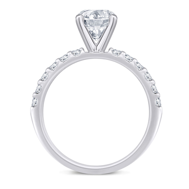 1/2 ct. tw. Diamond Semi-Mount Engagement Ring in Platinum &#40;Setting Only&#41;