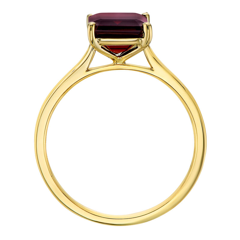 Garnet Ring in 10K Yellow Gold
