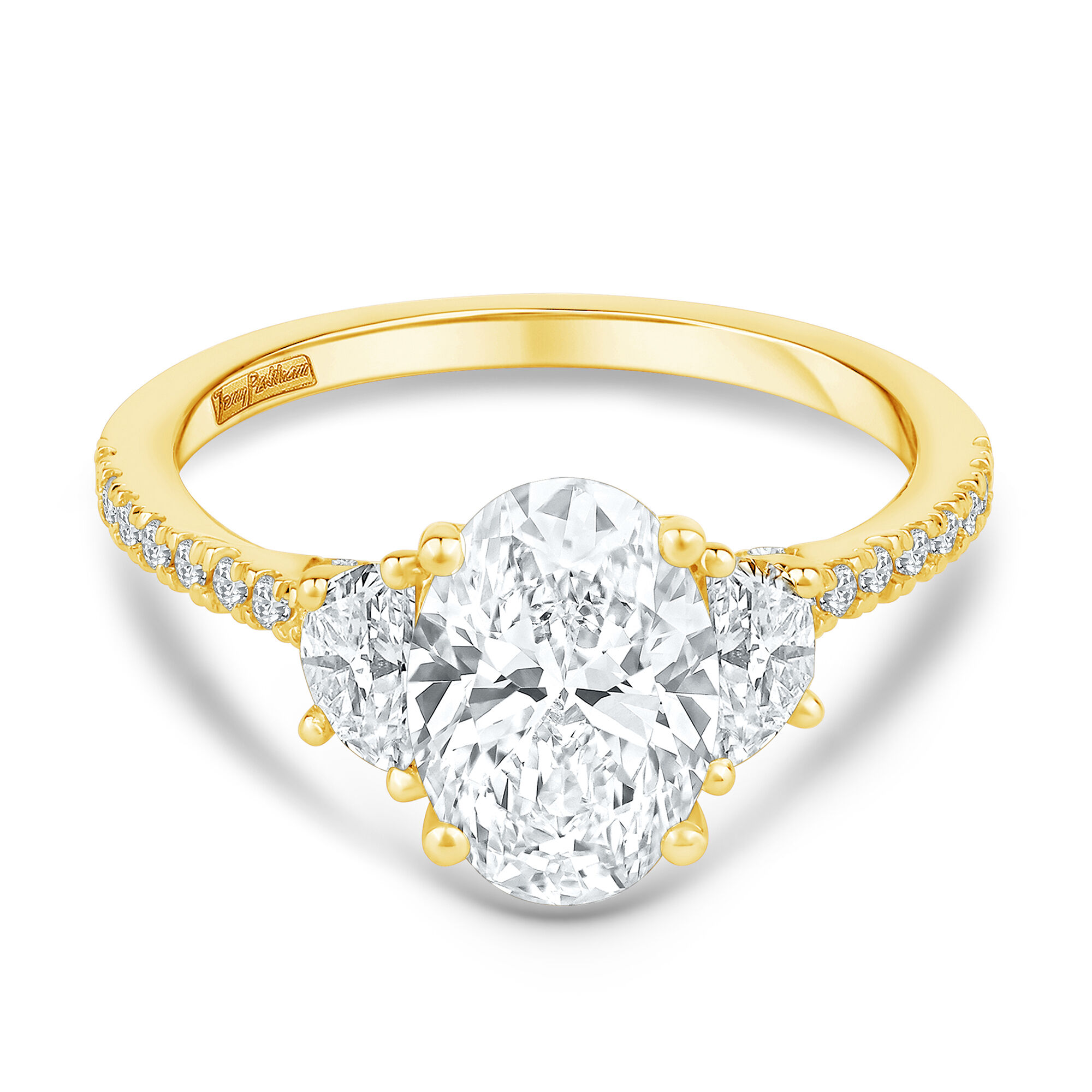 Charm Diamond Centres Jenny Packham 18K White Gold Lab Grown 1.75CTW White  & Pink Diamond Bridal Ring | Bayshore Shopping Centre