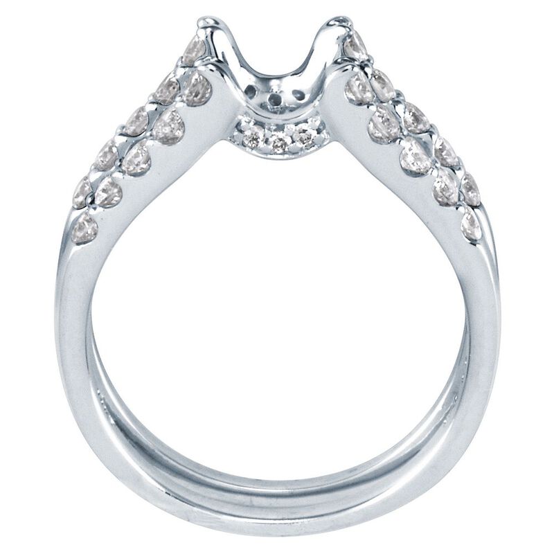 5/8 ct. tw. Diamond Ring Enhancer in 14K White Gold