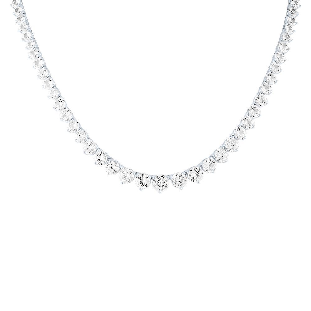 18ct white gold sapphire and diamond cross pendant | Jamieson & Carry -  Jamieson & Carry