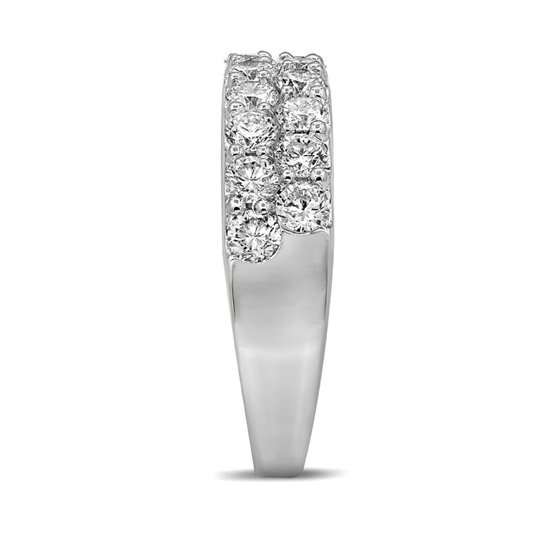 Wide Diamond Anniversary Band in 14K White Gold &#40;1 1/2 ct. tw.&#41;