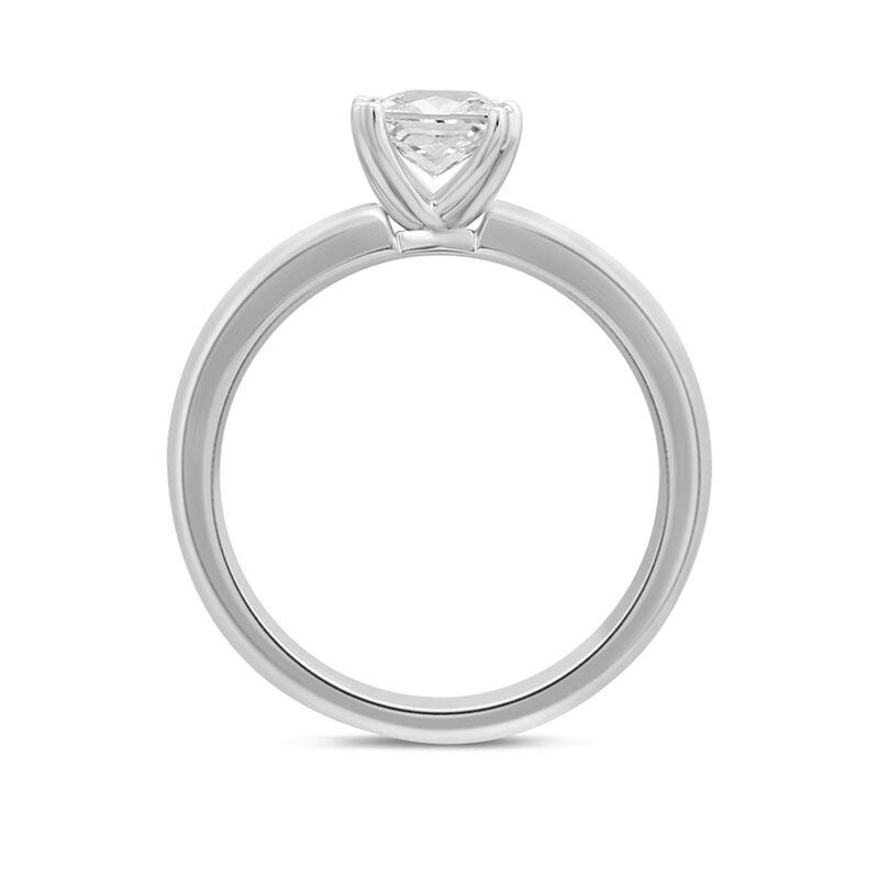 Lab Grown Diamond Princess-Cut Solitaire Engagement Ring in 14K White Gold &#40;1 ct.&#41;
