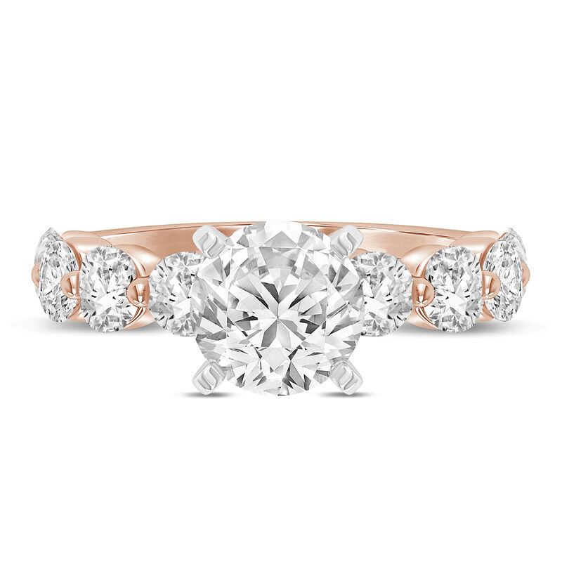 Lab Grown Diamond Semi-Mount Engagement Ring in 14K Gold &#40;1 1/2 ct. tw.&#41;
