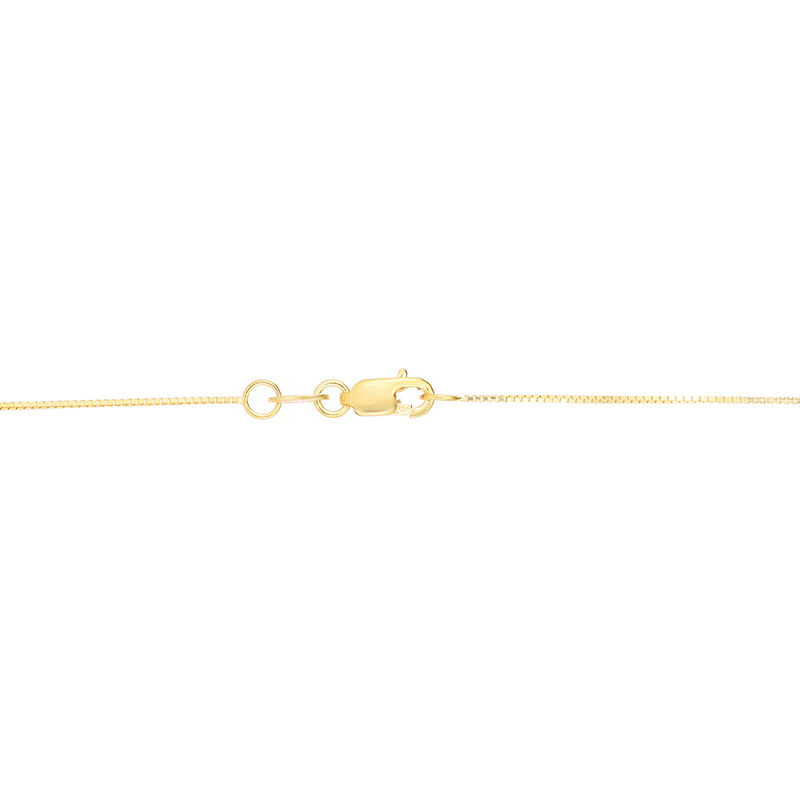 &quot;H&quot; Initial Necklace in 14K Yellow Gold