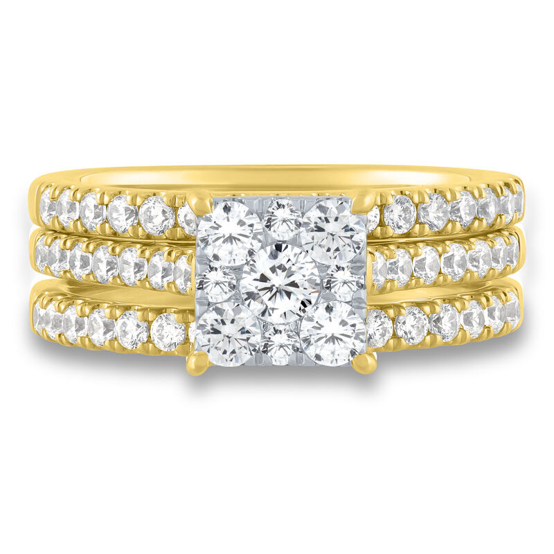 Diamond Composite Engagement Ring Set in 10K Gold &#40;1 1/2 ct. tw.&#41;