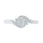 1/10 ct. tw. Diamond Bypass Promise Ring in Sterling Silver