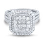 Diamond Composite Engagement Ring in 10K White Gold &#40;2 ct. tw.&#41;