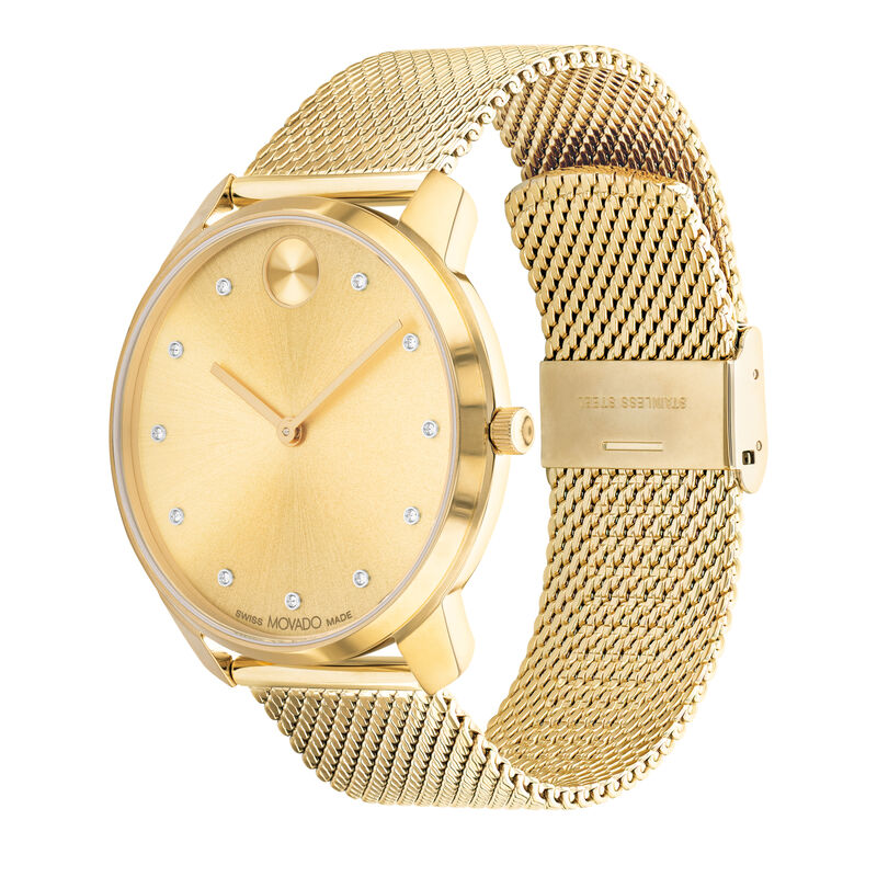 BOLD Thin Men&rsquo;s Watch in Gold-Tone Ion-Plated Stainless Steel