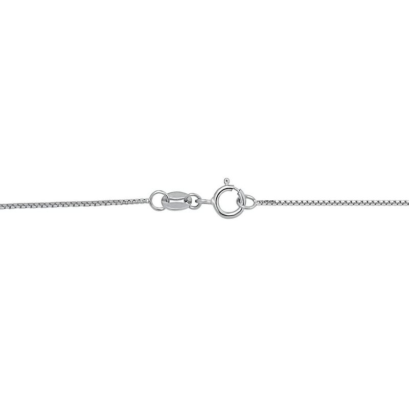 Box Chain in 14K White Gold, 20&quot;