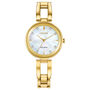 Ladies&rsquo; Diamond Dial Watch in Ion-Plated Yellow Gold-Tone