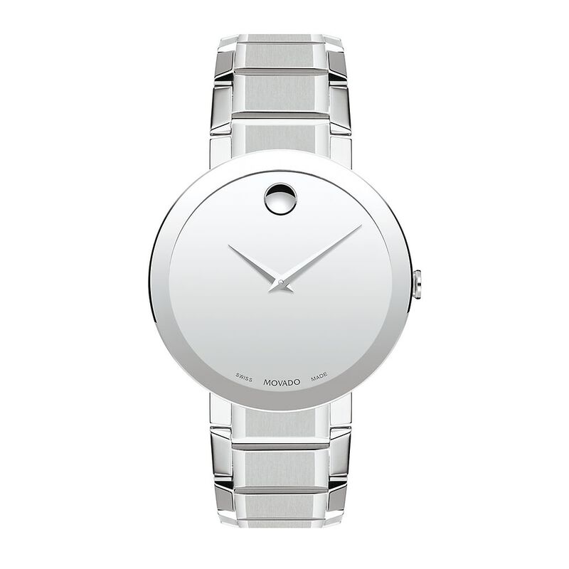 Sapphire Men&rsquo;s Watch in Stainless Steel, 39mm