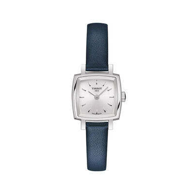 Ladies’ Lovely Watch with Blue Leather Strap