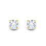 Lab Grown Diamond Round Stud Earrings In 14K Yellow Gold &#40;1/2 ct. tw.&#41;