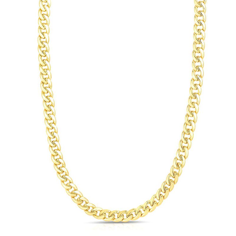Miami Cuban Chain in 14K Yellow Gold, 24&quot;