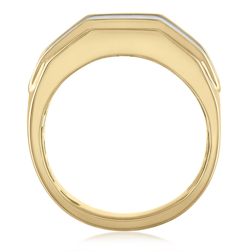 Men&rsquo;s Channel-Set Diamond Band in 10K Yellow Gold &#40;1 ct. tw.&#41;