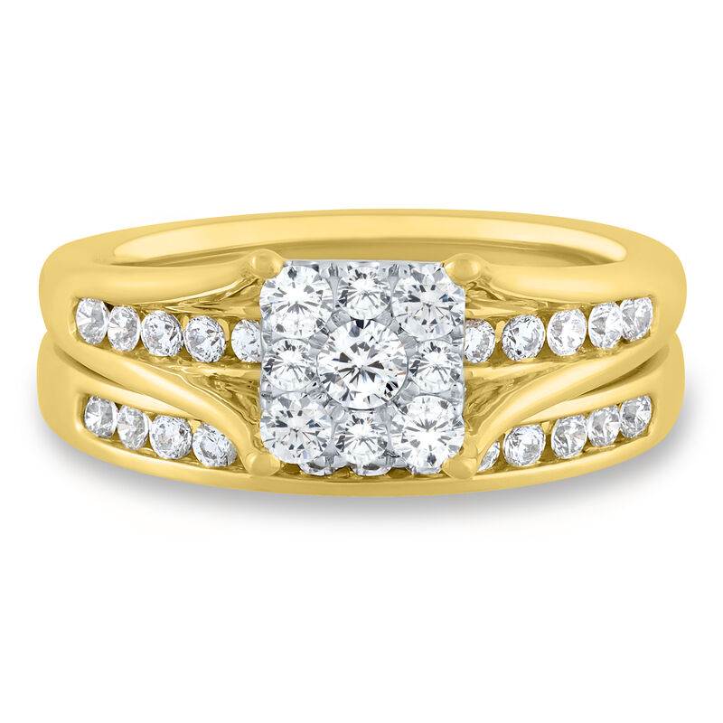 Composite Diamond Engagement Ring Set in 10K Gold &#40;1 ct. tw.&#41;